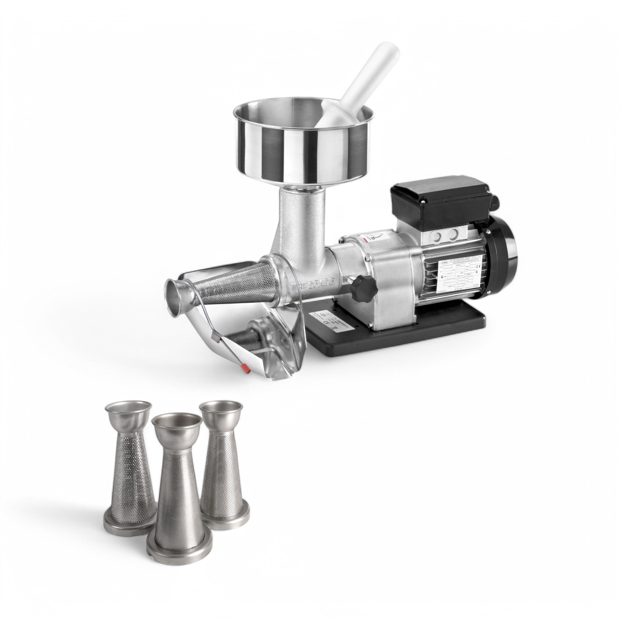 EASYSQUEEZY electric tomato press 0,4HP with filters – Tre Spade